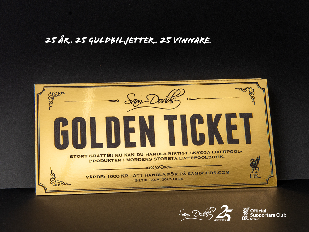 25 år. 25 guldbiljetter. 25 vinnare.
